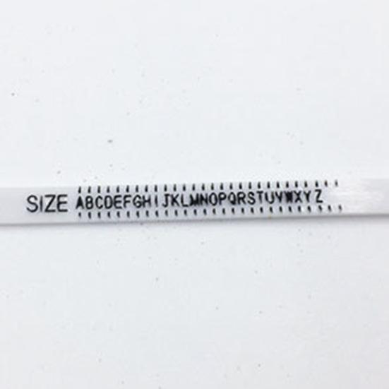 Plastic Ring Size Ruler Gauge Jewelry Finger Circle Surrounding Measuring Tool