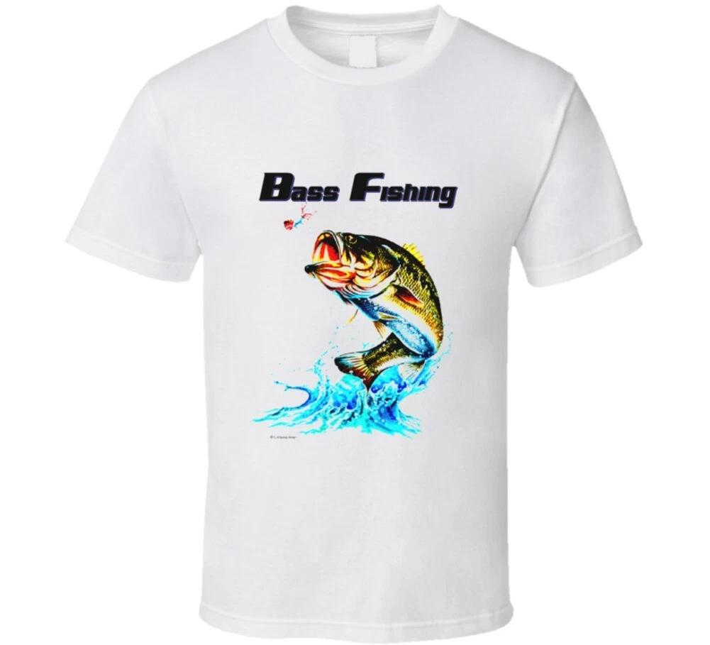 Bass Fishing Largemouth Bass Gift T Shirt L