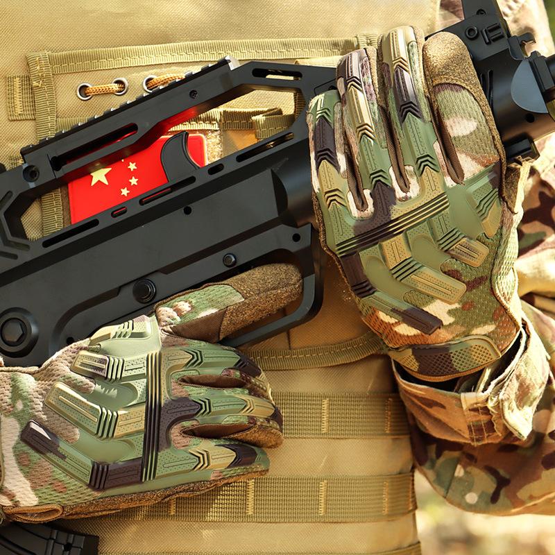 All-finger Touch Screen Military Fans Tactical Gloves Non-slip and Wear-resistant Motorcycle Riding Outdoor Sports Rock Climbing Mountaineering Gloves