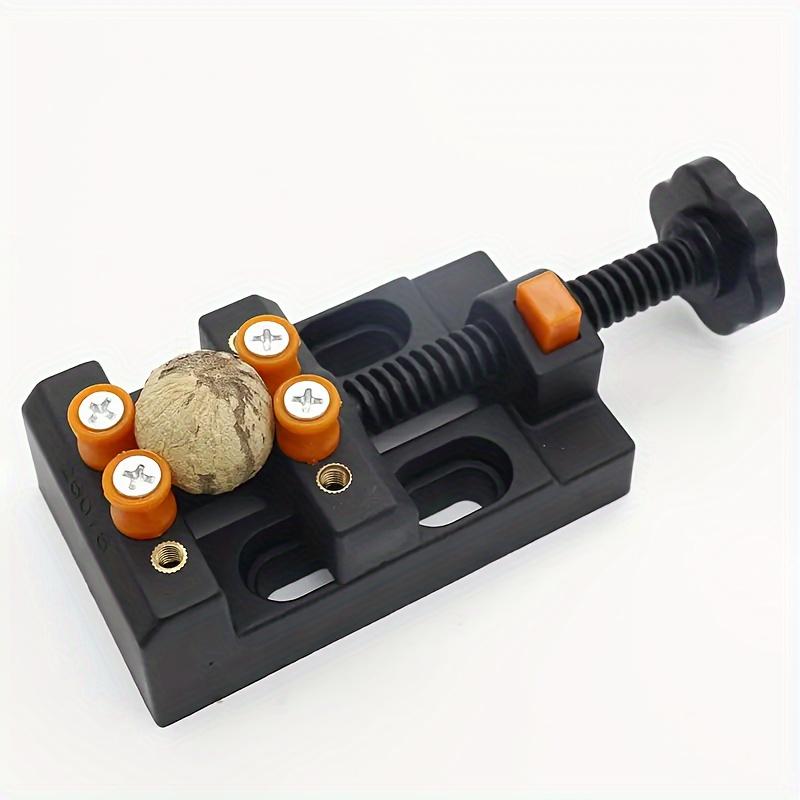 1pc Mini Bench Clamp Flat Jewelry Carving Tool Mini Flat Clamp Diy Multifunctional Tool Mini Vise Clamp Walnut Carving