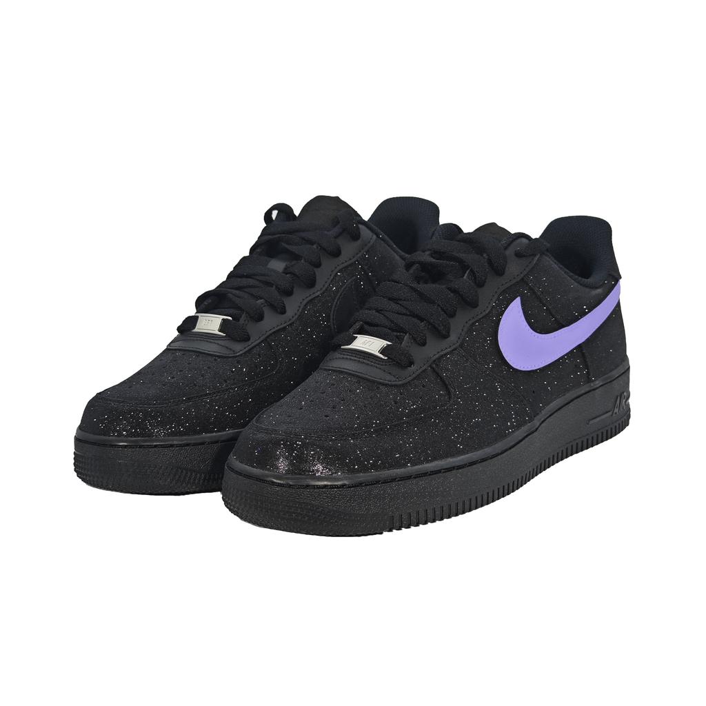 Nike Air Force 1 Baby's Breath Low top Skateboard Shoes Unisex Black Diamond Purple CW2288-001(Team133-)