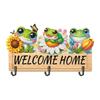 Wooden Diamond Art Hanging Hooks with 3 Hooks Rhinestone Painting Coat Hook Welcome Home Dog DIY Diamond Painting Art Hooks