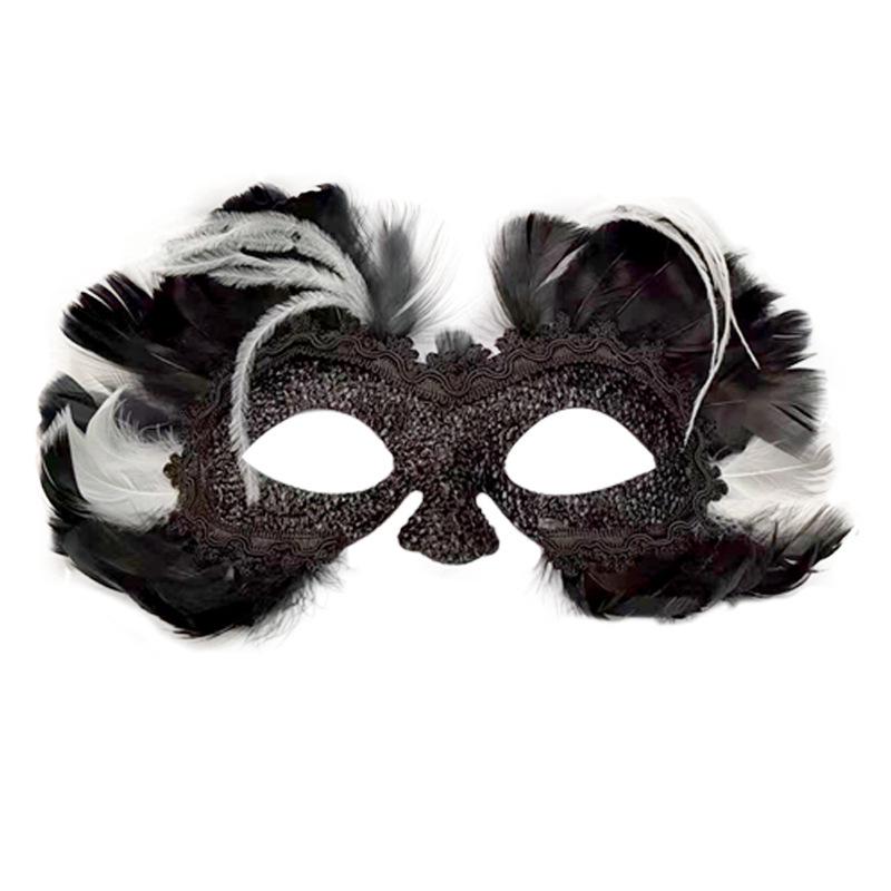 Maleficent Hexe Halloween Cosplay Kleid für Mädchen - Dunkler Stil Schwarzes Prinzessinnen Outfit