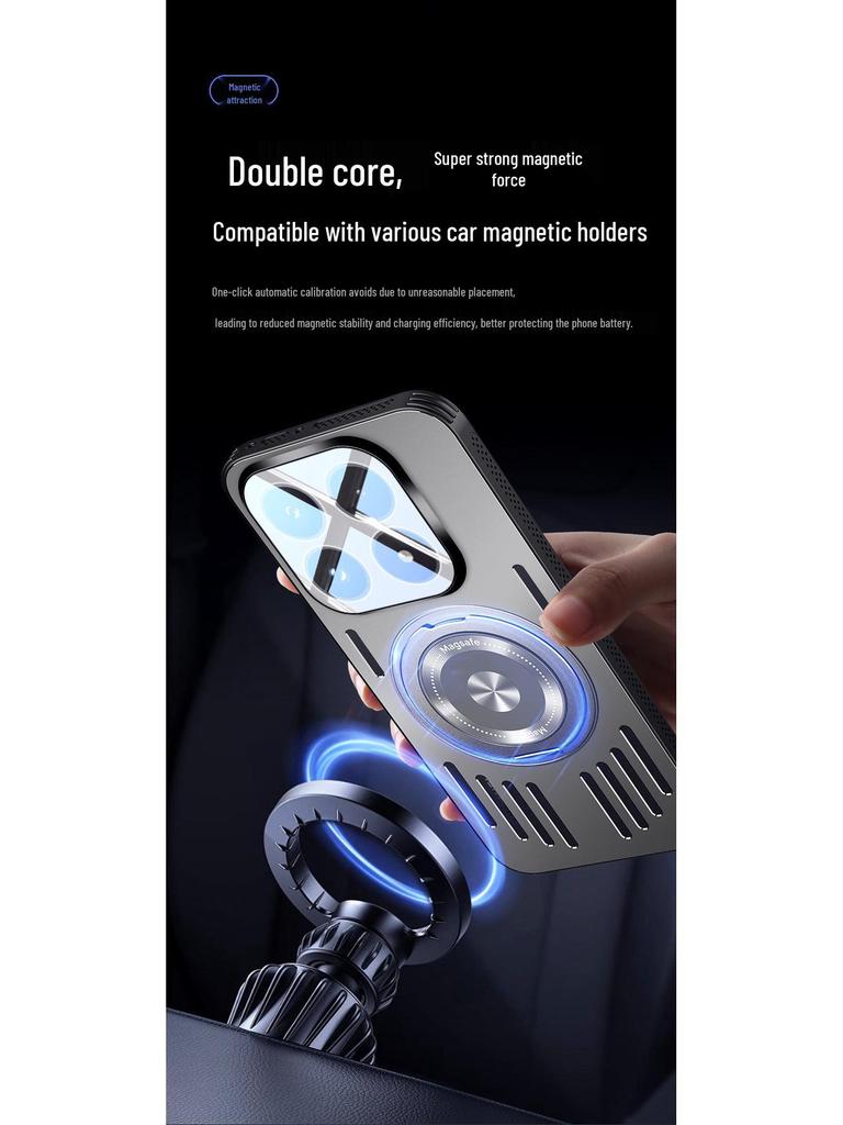 Xiaomi17 Mi17ProMax Aluminum Phone Case with Stand - Full Coverage, Drop-Proof Protection for Men