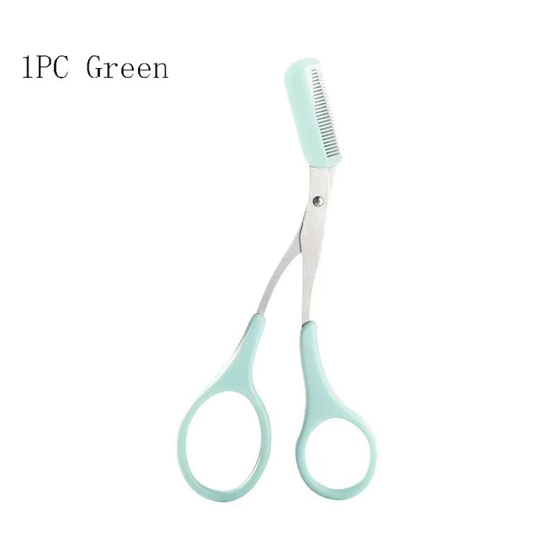 1/2/3/4pcs Eyebrow Trimmer Makeup Tools Stainless Steel Eyebrow Scissors with Comb Hair Removal  Eyebrows Shaping Makeup tools