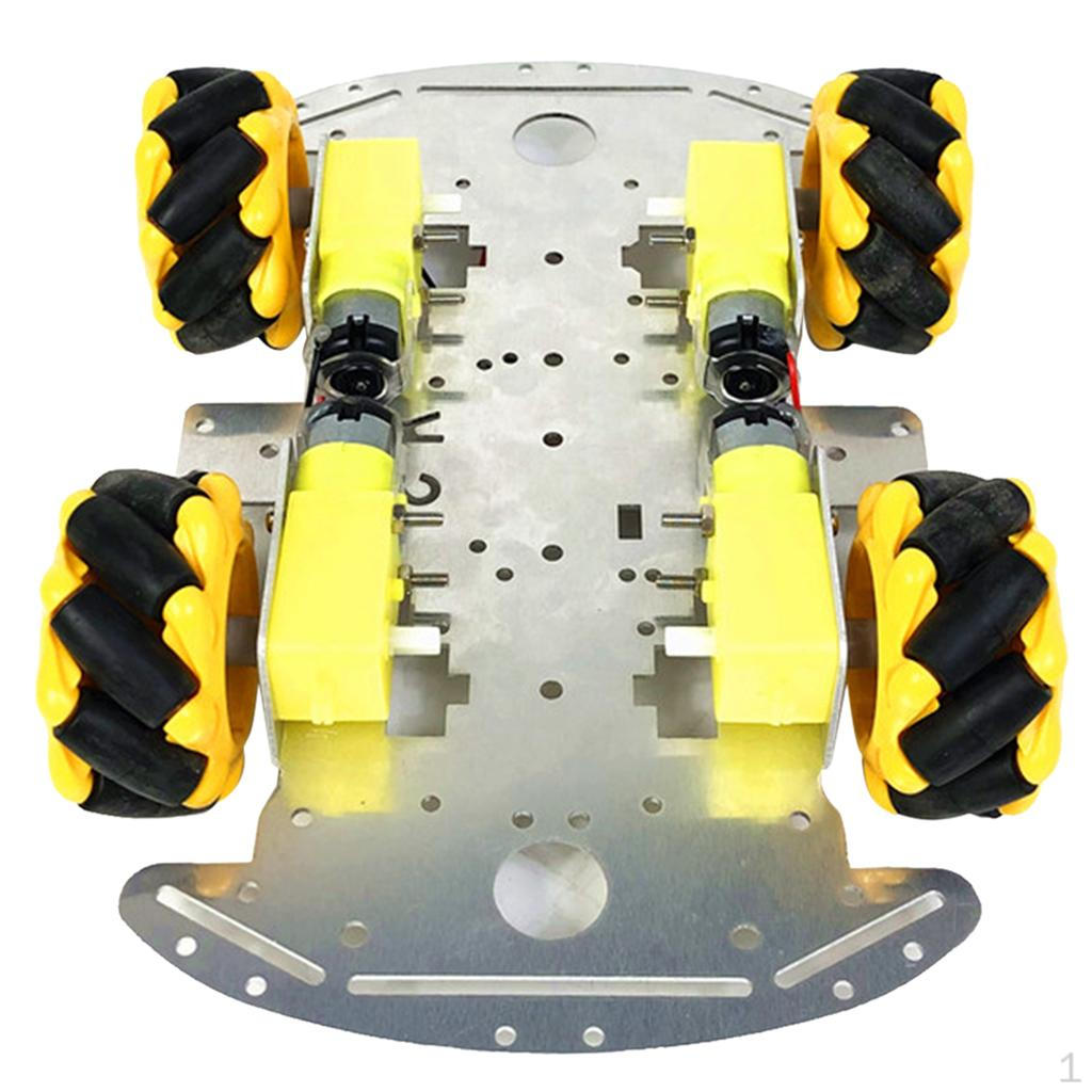

4WD четырехметаллическое автомобильное шасси TT Motor DIY 3-9 В