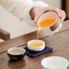 New Chinese Style Aoyama Asuka Outdoor Camping Double Tea Making Equipment Portable Teapot Ceramic Express Cup