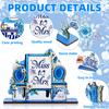 4 Pcs Something Blue Before I Do Bridal Shower Decorations Wooden Table Floral Centerpiece Sign Love Is Sweet Tabletop Backdrop