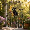 Festive Party Supplies for Halloween Acrylic Wind Chime Pendant, Crystal Suncatcher Hanging Ornaments, Decorative Romantic Breeze Balcony Window