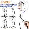 Heat-Resistant Food-Grade Coffee Machine Steam Brush Long Handle Coffee Hine Washing Brush for Coffee Maker Cleaning Tool
