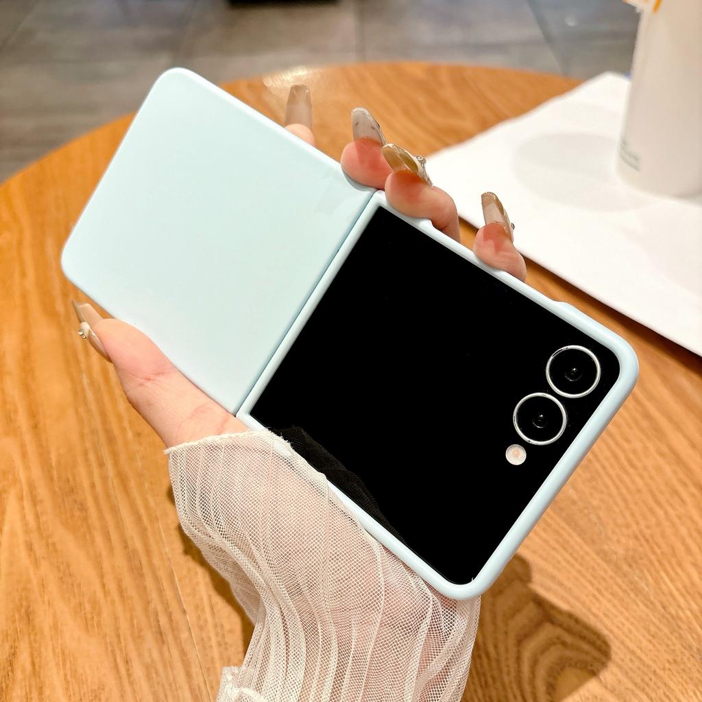 Luxury Matte Slim Candy Color Armor Case For Samsung Galaxy Z Flip 7 6 5 Zflip 4 3 Flip7 Solid Liquid Silicone Shockproof Cover