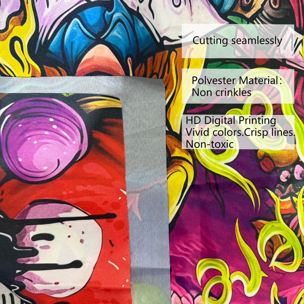 VIKAMA Green Leaf Tapestry Watercolor Plants Natural Fresh Wind Bedroom Living Room Background Wall Zen Meditation Corner Decor