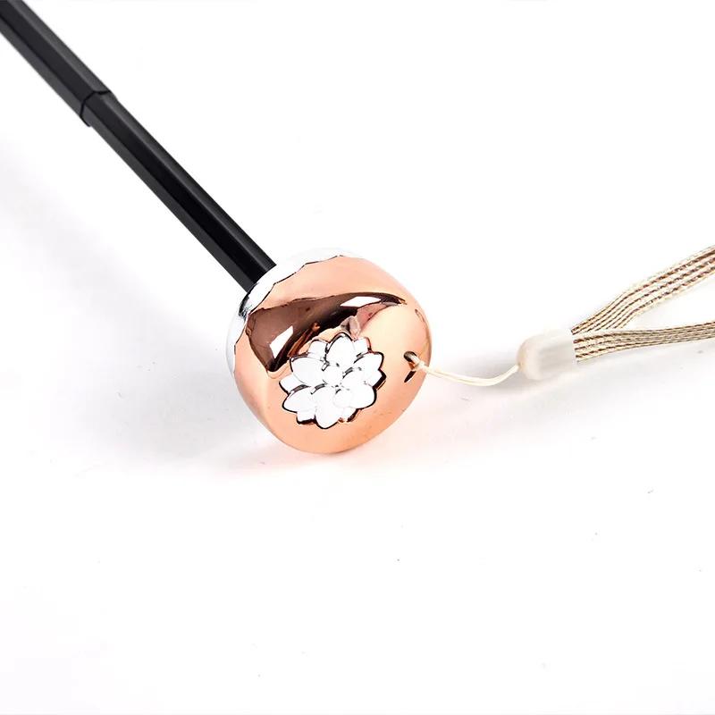 Double-layer Folding Flower Lace Umbrella Rain Women Three Folding Umbrella Female Rain Tools Unique Parasol Umbrella