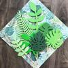 Shower Wedding Jungle Theme Greenery Party Supplies Cupcake Decoration Cake Topper Tropical Leaves