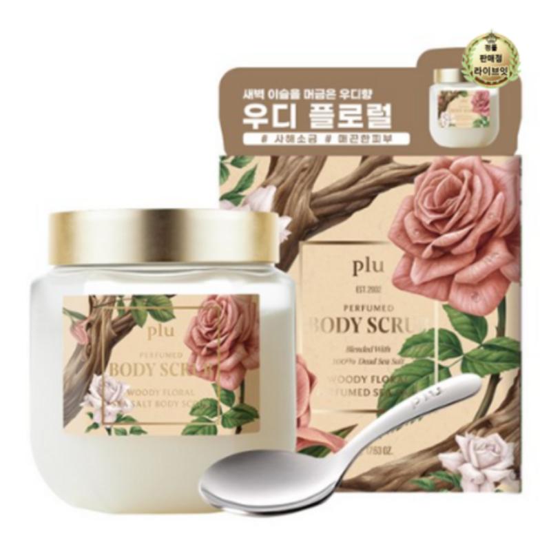 plu Perfumed Sugar Body Scrub WOODY FLORAL 500g