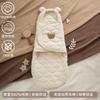 Baby Winter Schlafsack Pucktuch Wickeltuch Neugeborene 0-12 Monate Baumwolle Warm Anti-Schreck Schlafsack