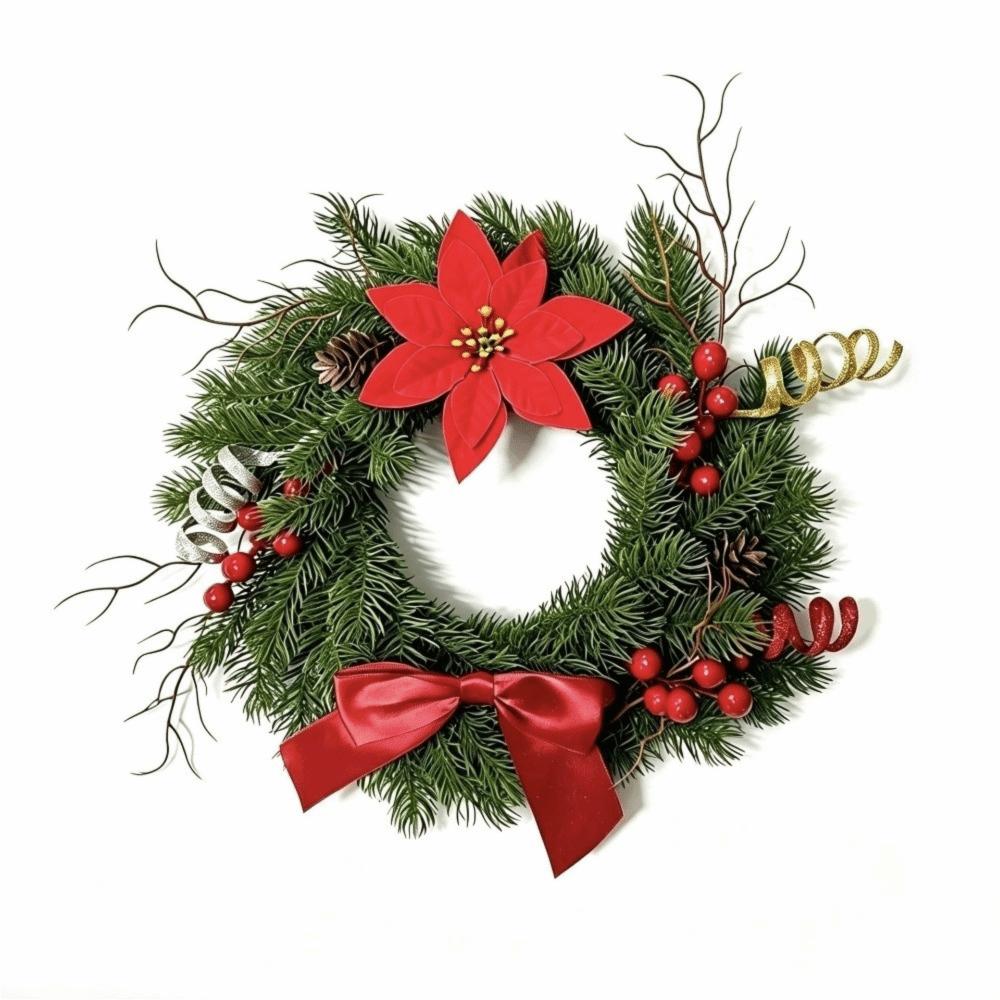 Pine Boughs Christmas Wreath Artificial Pine Artificial Wreath Faux Pine Wreath  DIY Wreath Gift