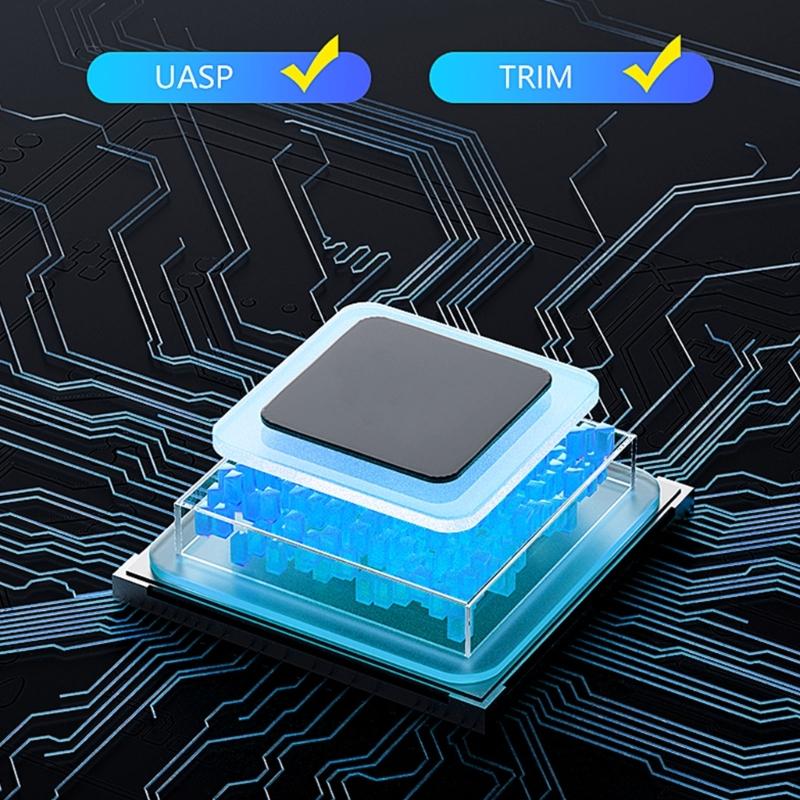 Hard Drive Case Dock with 2x USB3.0 5Gbps Fast Transfer For 3.5" & 2.5" Drives USB 3.0 DC12V Connection