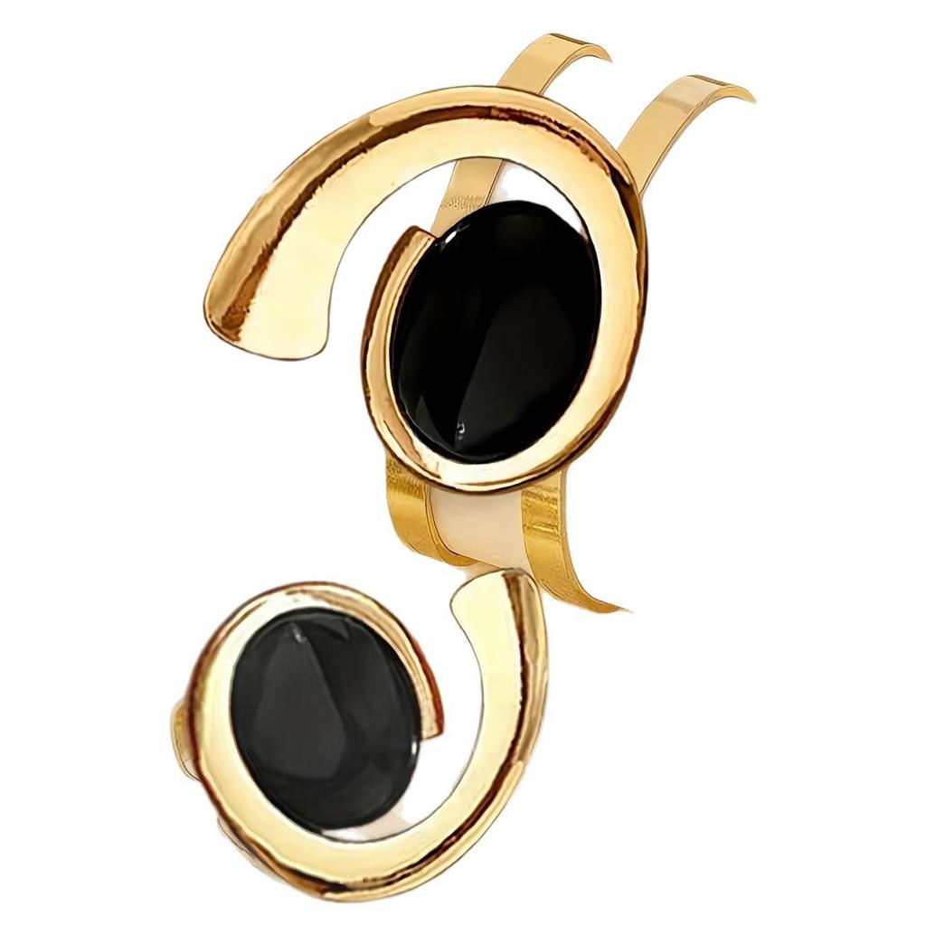 Set Womens For Jewelry Fashion Minimalist And Versatile 18k Goldplated Bracelet With Open Ring Design