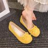 Large Size Women Flats Fashi Shallow Slip On Ladies Elegant Ballerinas Shoes Soft Suede Loafers Outdoor Casual Mary Jane Shoes