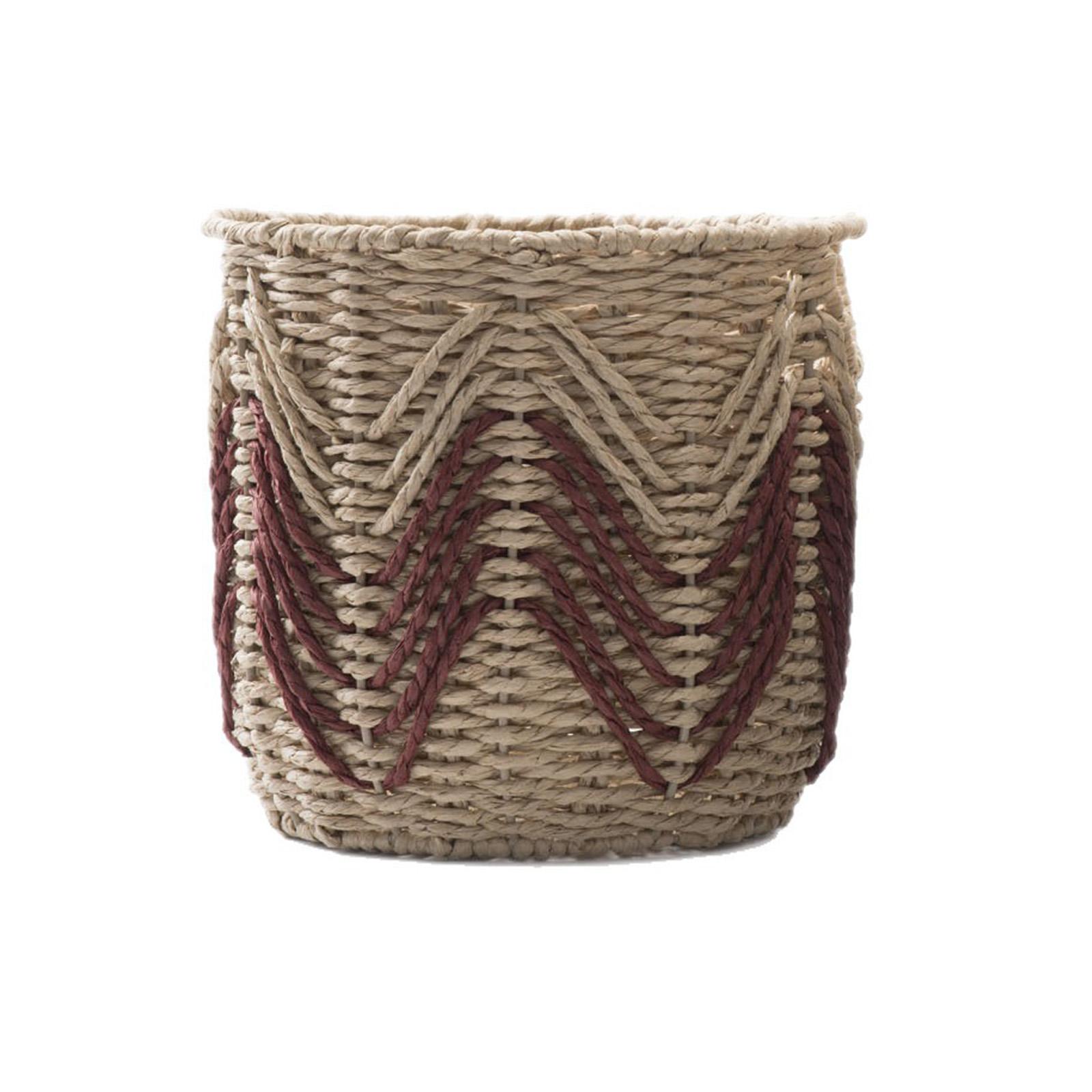 

Hand-woven Indoor Decorative Storage Baskets And Desktop Clutter Storage Baskets One Size червоний