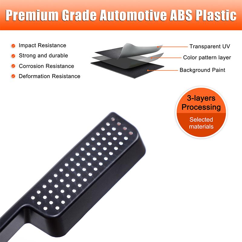 ABS Black For BMW 5 Series G60 2024 2025 Car Seat Lower Air Outlet Dust Cover Trim Car Interior Accessories