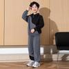 Tangshi Boys' Color-Block Sweatshirt & Pants Set