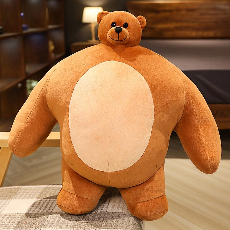 Hohe Qualität 22/45cm Kleiner Kopf Königreich Bär Plüschtier Löwe/Tiger/Faultier Weich Muskel Geschenke Für Kinder Geburtstag Weihnachten