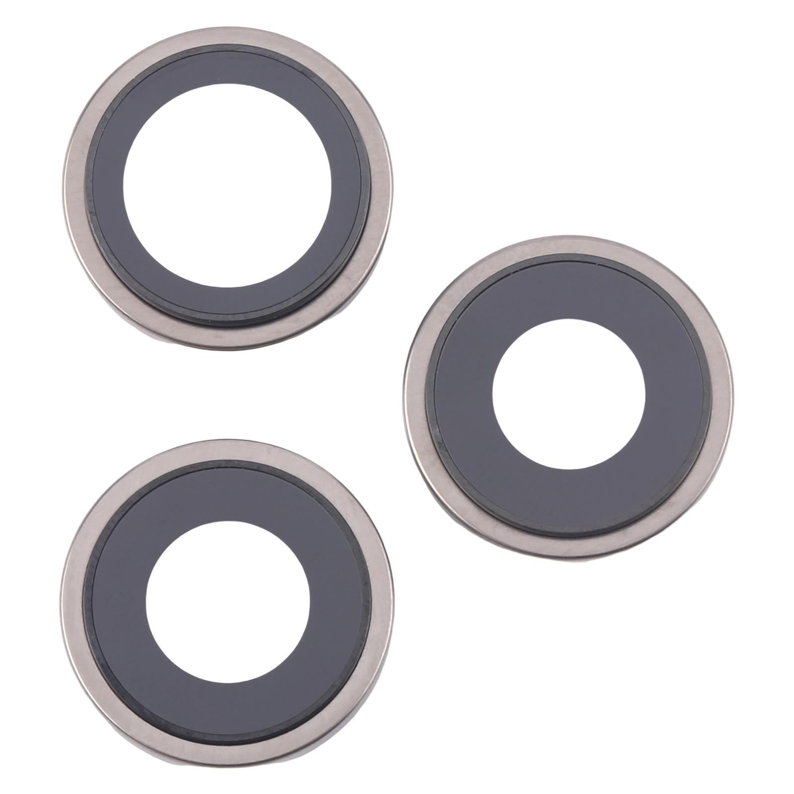 

For iPhone 16 Pro 1 Set OEM Rear Camera Rim Lens Cover with Adhesive Sticker (Without Logo) D