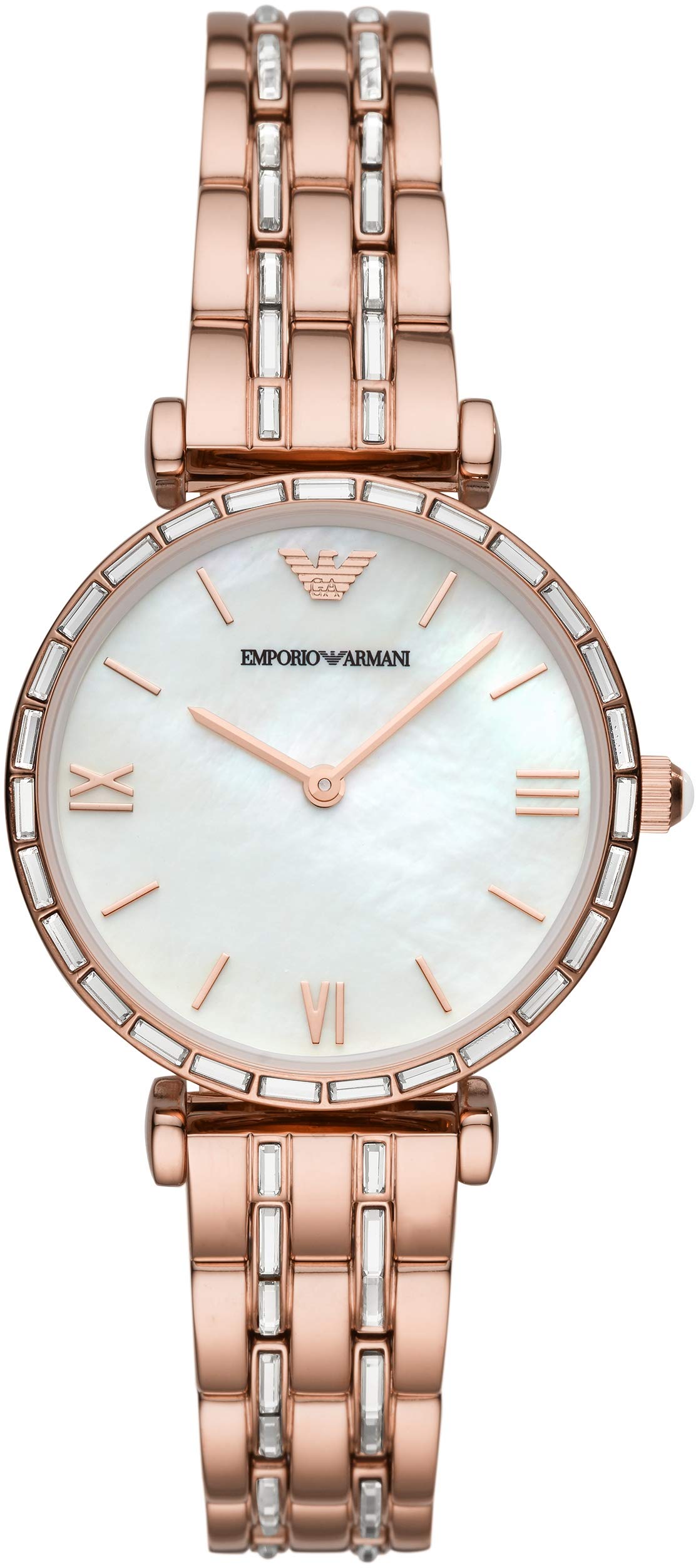 

Emporio Armani AR11294 Officially Pink Gold Women s Watch, Imported,