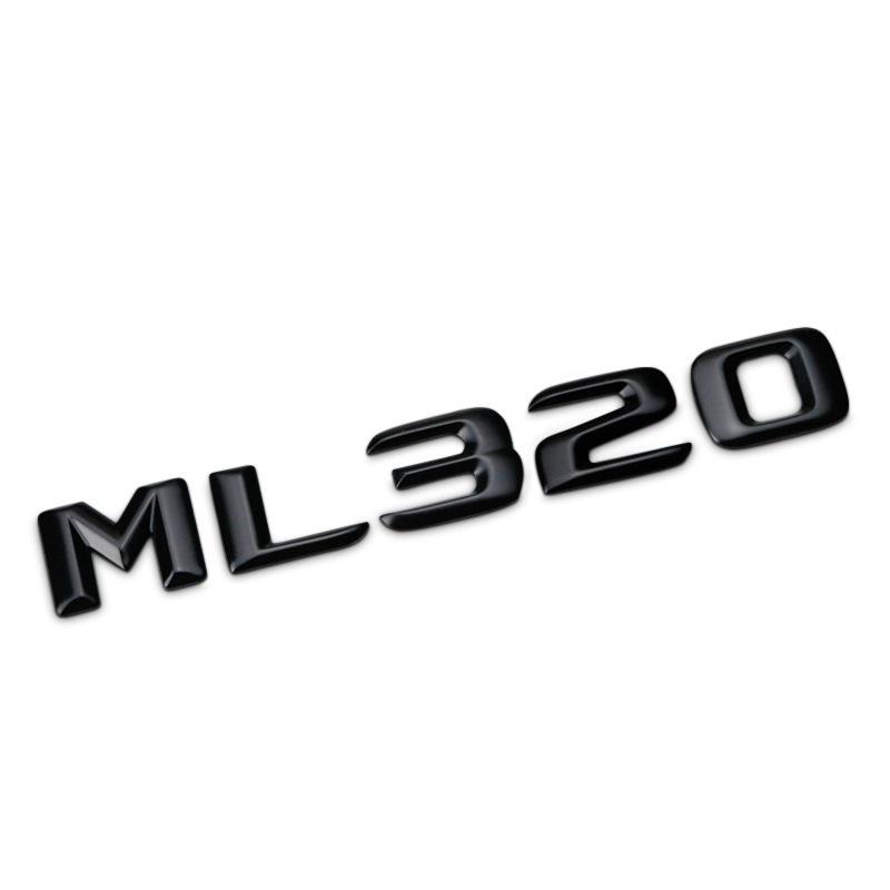 3D ABS Auto Heckklappe Badge Aufkleber Emblem ML 300 320 350 400 500 Logo Für ML300 ML350 W166 W163 W164 Zubehör