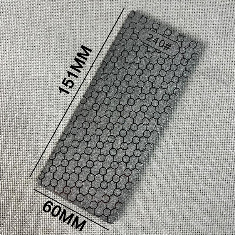 Diamond Sharpening Stone Knife sharpener 151*63mm Ultra-thin Honeycomb Surface Knife Whetstone Kitchen Grinding Tool