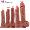 Enorme dildoer for kvinner Realistisk penis kvinner Onani Stor pikk Voksen sexleketøy myk silikon
