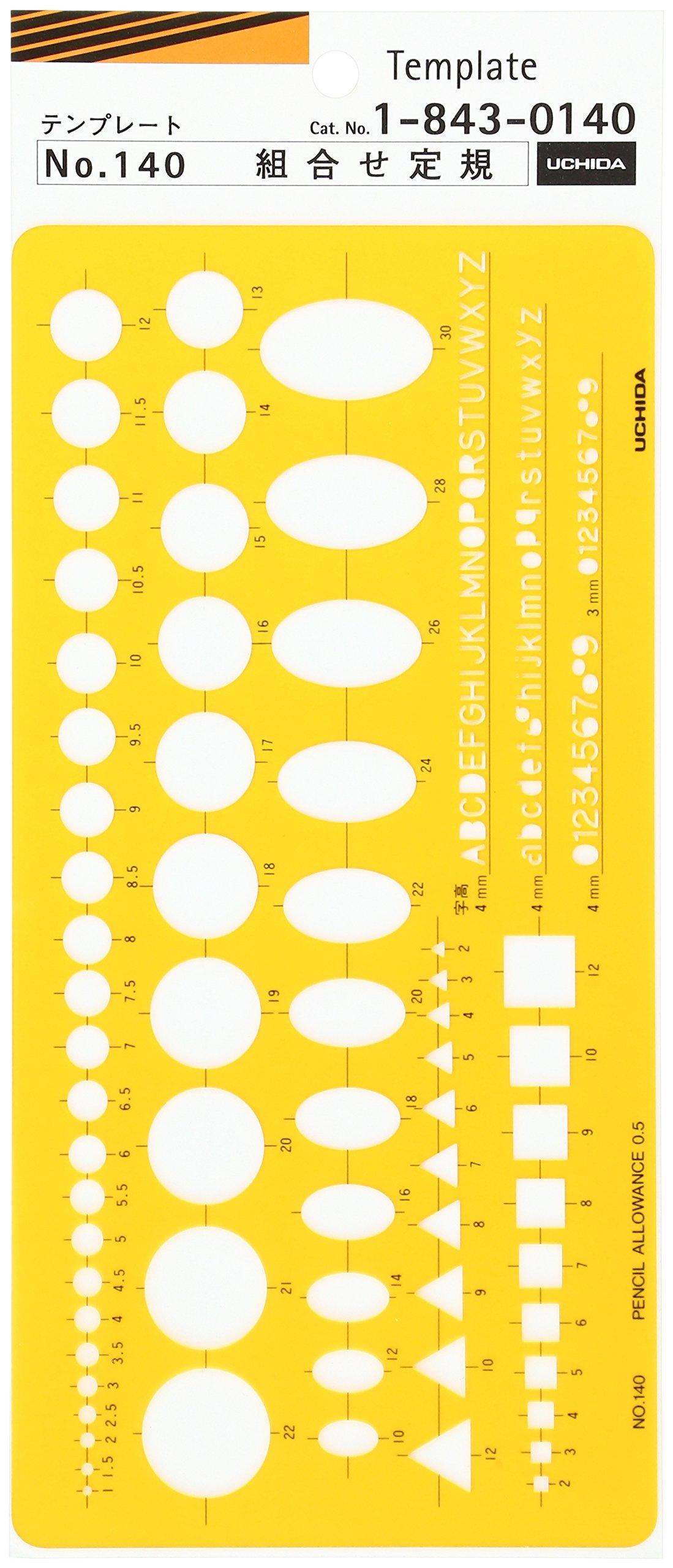 

Uchida Template Combination Ruler No.140 1-843-0140