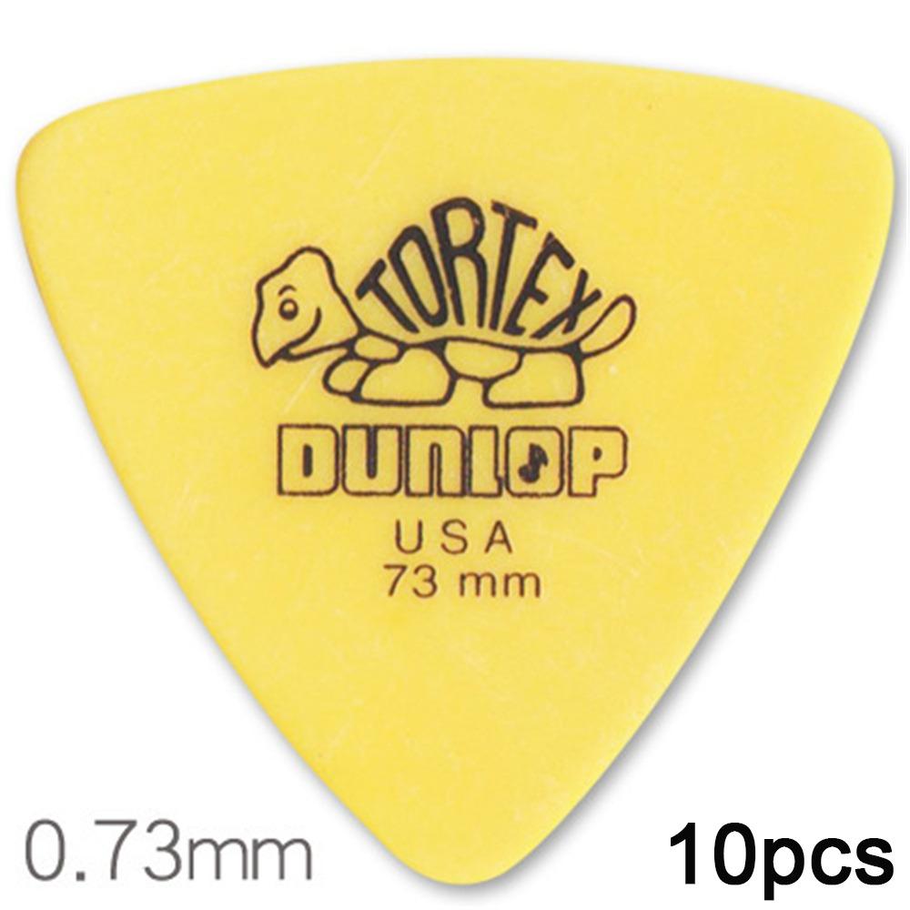 

10 шт. Дельрінові медіатори Dunlop 0.5/0.6/0.73/0.88/1.0/1.14ММ Протиковзкий стиль Трикутні медіатори Медіатори для електрогітари Трикутні медіатори