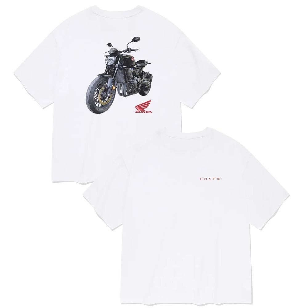 Honda Mens and Womens Tshirt Summer New Tee Honda MONKEY 125 Racing Shortsleeved Spring Autumn Motorcycle Cycling Top