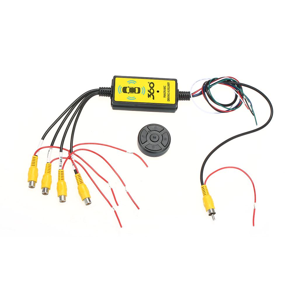 

Интеллектуальный видеокоммутатор Беспроводной автомобильный видеокоммутатор 4 на 1