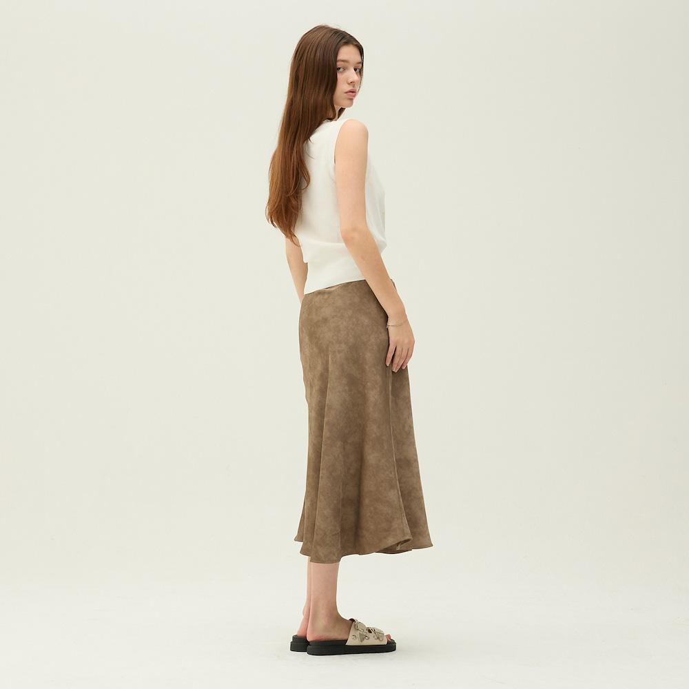 Ibiem Washed Poly Wrap Skirt Emq4Wsk030