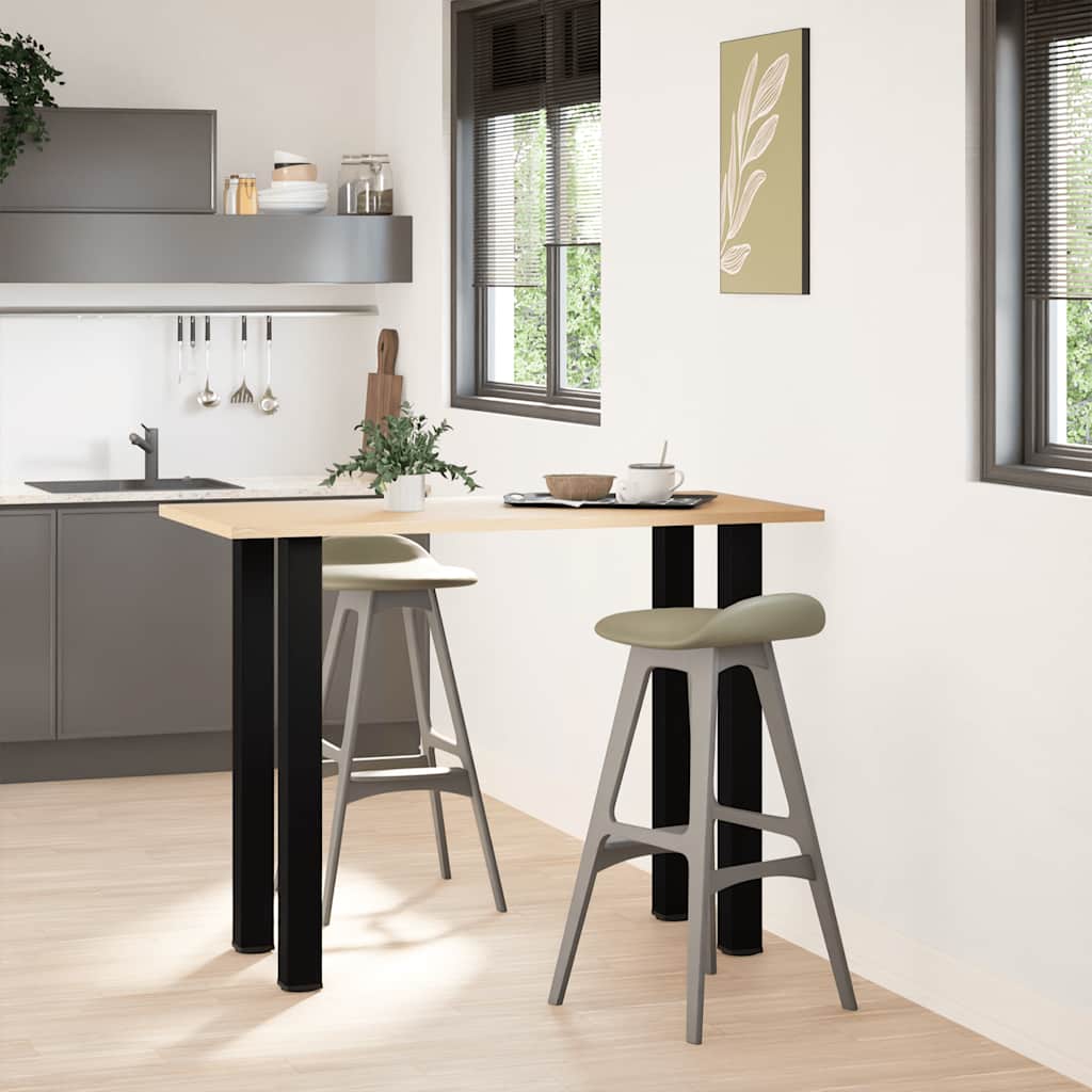 Vidaxl Nogi Do Stolika Kawowego, 4 Szt., Czarne, 90-92 Cm, Stal