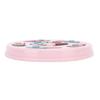 Pet Treat Puzzle Toy Interactive Prevent Slip Round Dog Slow Feeder Toy for Cat Puppy Pink