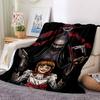 1pc Annabelle, Horror Blanket Lightweight Flannel Blanket Throw Blanket For Sofa, Bed, Travel, Camping, Livingroom, Office, Couch
