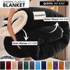 480GSM Heavy Sherpa Fleece Blanket – Double-Sided Warm Throw for Couch, Bed, Office and Travel, Reversible All Season Comfort, Room & Sofa Decoration