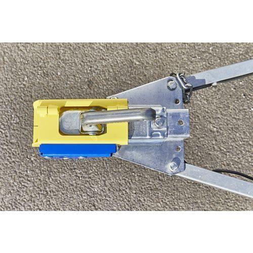 MOTTEZ Antivol de remorque avec cadenas caréné