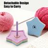Crochet Yarn Holder Dispenser Winder Rack with Rotating Mechanism 3d Printing Yarn Spool Rack for Women Beginners Crochet Lovers