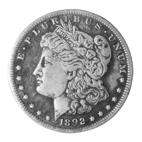 

Памятные монеты в долларах США «Старый Морган» 1892 года, коллекционные поделки, подарок ручной работы