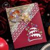 Yuxian PET Hot Stamping Mushroom Movement Sticker Series - 4 Styles: 6 Sheets for Journal Decoration.