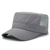 Mesh Flat Top Hat Quick Dry Sun Hat New Peaked Cap  Outdoor
