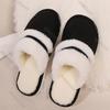 Fashion Women Winter Warm Ful Slippers Women Slippers Couple Home Slippers Indoor Plush Size Casual House Flat Bottom Slides Shoes