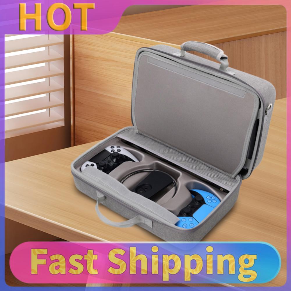 Carrying Case Protective Case Storage Bag for Slim for Slim Console Controllers and Other for Playstation 5 Slim Console