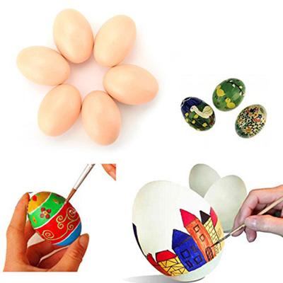 6 יחידות סימולציה ביצה מלאכותית פסחא עשה זאת בעצמך אמנות ציור העמדת פנים צעצוע לילדים